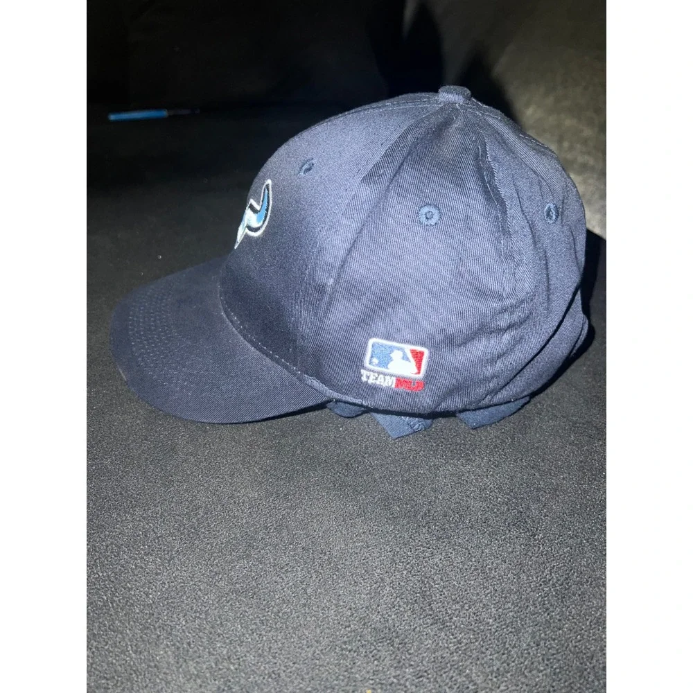 Team MLB OC Sports Boys‎ Navy Blue Bull Horn Logo Baseball Cap Youth Hat